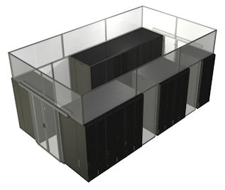 above cabinet rigid containment wall