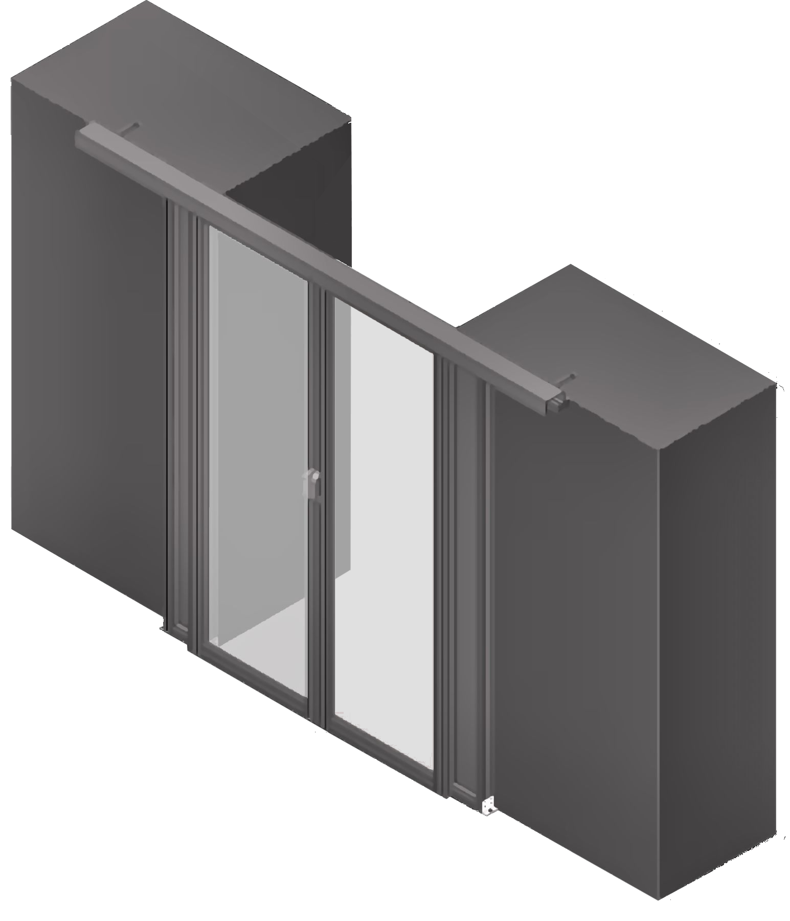 double sliding containment door